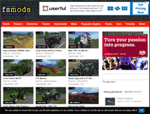 Tablet Screenshot of fsmods.com